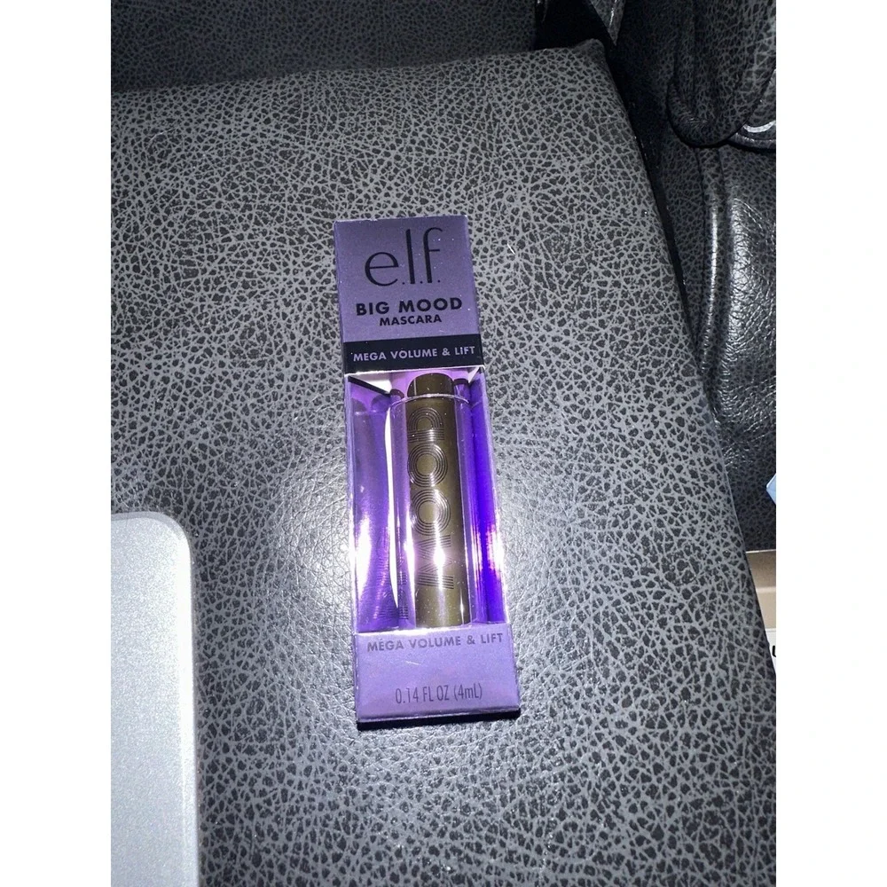 ✨ e.l.f. Big Mood Mascara BLACK TRAVEL SIZE .14 oz‎ 4ml Mega Volume & Lift NEW